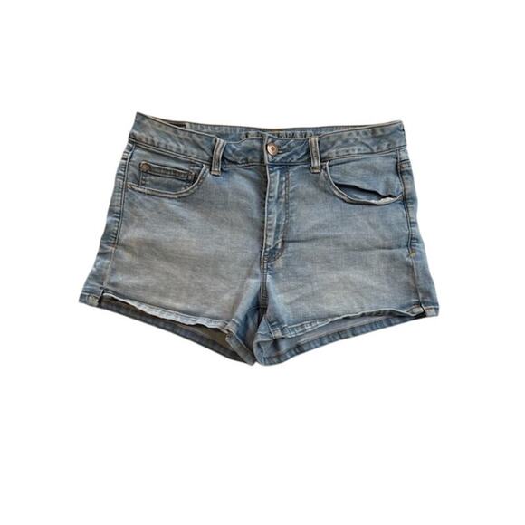 American Eagle Super Super Stretch Hi-Rise Shortie Size 14 Shorts - Picture 1 of 5